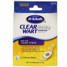 Dr. Scholl's Clear Away Wart Remover, One Step, Clear Strips 14 Each (Bulk Pack of 8)