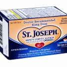 St Joseph Coated Aspirin 36 Tb, Bulk Pack of 18
