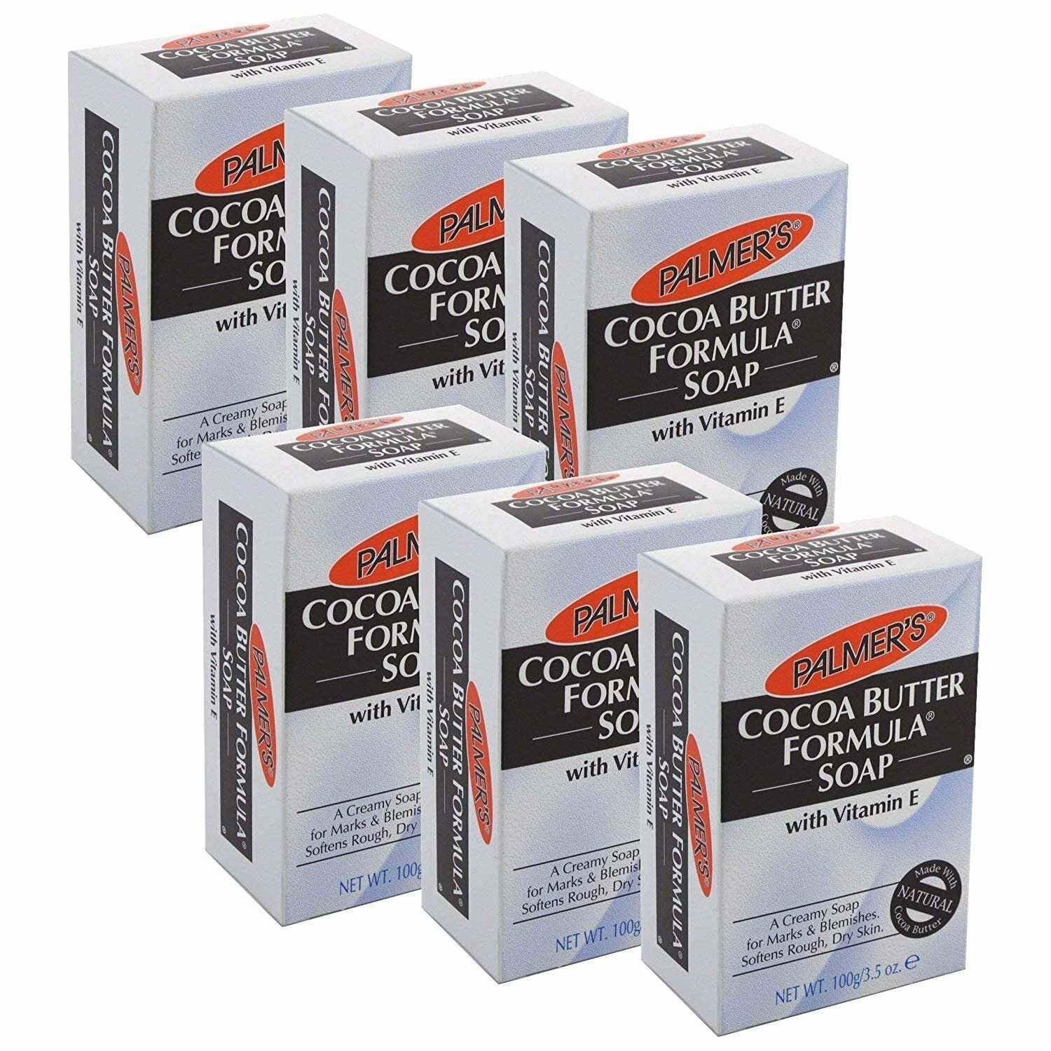 Palmer's Cocoa Butter Formula Daily Skin Therapy Soap 3.5 oz (Bulk Pack of 6)