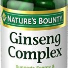 Nature's Bounty Ginseng Complex Herbal Health Capsules 75 ea