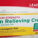 Leader Maximum Strength Pain Relieving Cream, 3oz. Per Tube (Bulk Pack of 10)