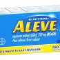 Aleve Pain Reliever/Fever Reducer Caplets, 100 ea (Bulk Pack of 12)