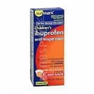Sunmark Children's Ibuprofen Oral Suspension Dye-Free Berry - 4 oz, Bulk Pack of 5
