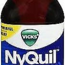 Vicks NyQuil Cold & Flu Nighttime Relief Liquid Cherry Flavor 8 oz (Bulk Pack of 5)