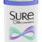 Sure Unscented Inivisible Solid Anti-Perspirant & Deodorant 2.6 oz (Bulk Pack of 24)