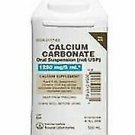 Calcium Carbonate Oral Suspension 1250Mg Supplement Liquid 500ml, 6 Pack