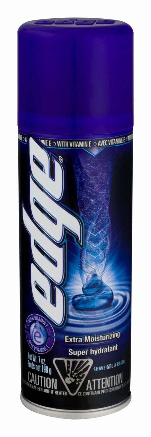 Edge Shave Gel Extra Moisturizing with Vitamin E for Men 7 oz (Bulk Pack of 7)