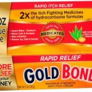 Gold Bond Medicated Anti-Itch Cream Maximum Strength 2 oz (Bulk Pack of 5)