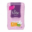 Poise Liners Very Light Absorbency Long Lenght 24 Count ( Bulk Pack of 6 )
