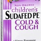 SUDAFED PE Children's Cold & Cough Liquid Grape 4 oz (Bulk Pack of 3)