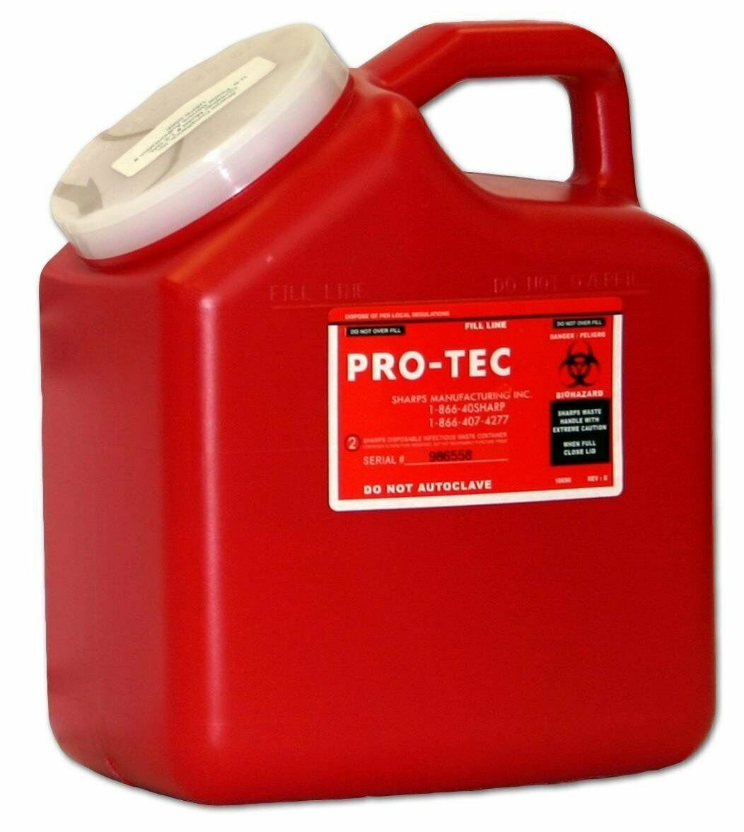 Sharps Disposable By Mail System 2 gal./Holds Approx 440 - 460 1 cc Syringes/