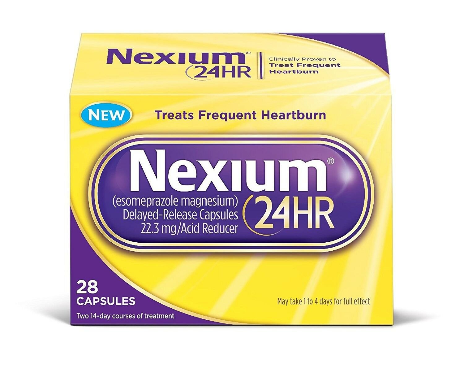 Nexium 24 Hour Delayed Release Acid Reducer for Treatment of Heartburn, 28 Caps