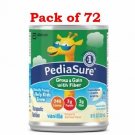 3 Cases of 24 - PediaSure W/Fiber Institutional Vanilla, 8oz Cans (72 total)