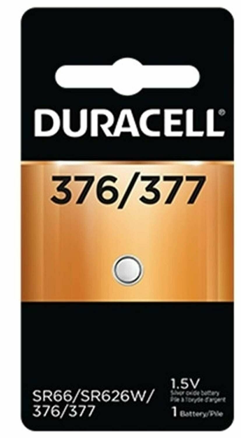Duracell Silver Oxide Battery Watch/Electronic 1.5 Volt 377 1 Each (Bulk Pack of 4)