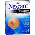 Nexcare Tegaderm Transparent Dressing, 4 in. x 4 3/4 in. 4 ea Bulk Pack of 4