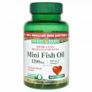 Nature's Bounty Fish Oil 1290 mg Mini Softgels - 90 ct, Bulk Pack of 5