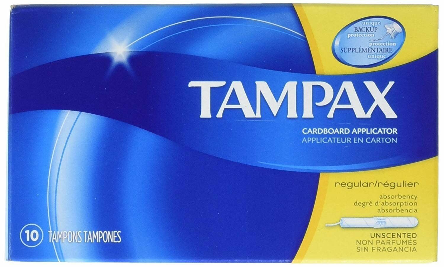 Tampax Regular Size 10s Tampax Regular 10ct