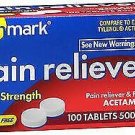 Sunmark Pain Reliever Extra Strength Acetaminophen 500 mg 100 Tablets, 5 Pack