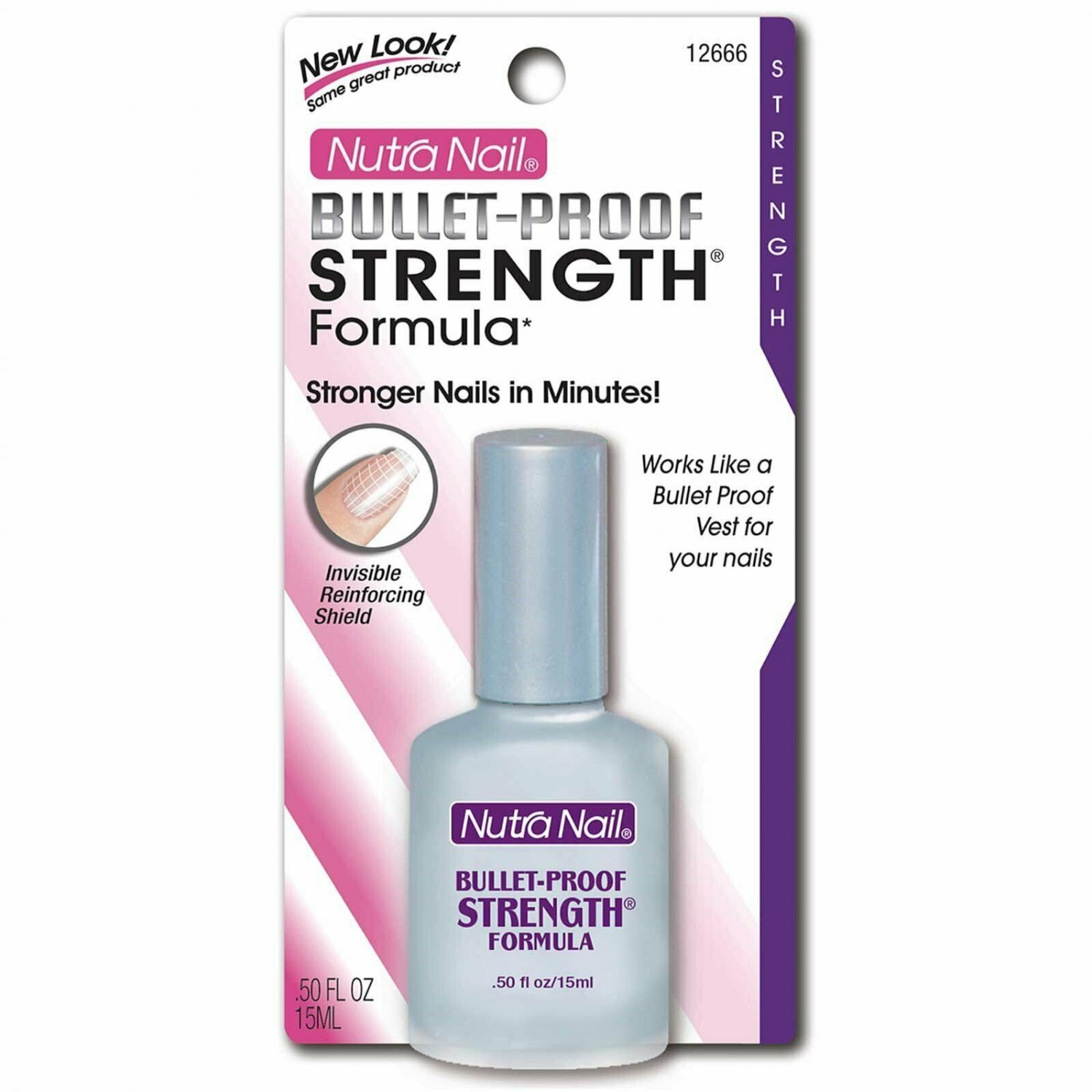 Nutra Nail Bullet-Proof Strength Invisible Reinforcing Shield, 0.50 oz, 12 Pack
