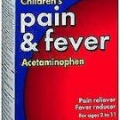 Sunmark Pain Reliever Children's Suspension Liquid Bubble Gum - 4 oz, Bulk Pack of 6