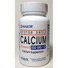 Major Pharm Oyster Shell Calcium, with Vitamin D, 500 mg, 60 tab