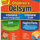 Delsym Children's Cough + Chest Congestion Day & Night Cold Liquid, Cherry &...