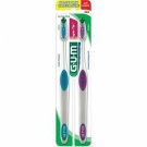 GUM Super Tip Toothbrushes Soft Regular with Multi-Level Bristles 2 Ea (18PK)