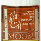 Moom Organic Hair Remover Refill with Tea Tree Oil 100 % Natural 6oz, 3 Pack