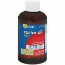 Sunmark Castor Oil USP Odorless Tasteless Relieves Constipation 6 oz, 6 Pack