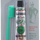 Clubman Moustache Wax styling & Color Touch-up Neutral Beeswax, 0.50 oz, 4 Pack