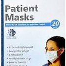 CareMates Patient Ear Loop Masks Protects Caretakers 20 Count (Bulk Pack of 2)