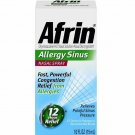 Afrin Allergy Sinus Nasal Spray Fast Congestion Relief 0.5 fl oz (Bulk Pack of 8)