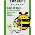 Zarabee's Children's Naturals Chest Rub w/Beeswax No Mess Tube 1.5oz (Bulk Pack of 6)