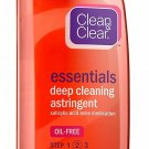 Clean & Clear ESSNTIALS Deep Cleaning Astringent  , 8-Ounce (Bulk Pack of 2)