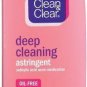 Clean & Clear ESSNTIALS Deep Cleaning Astringent  , 8-Ounce (Bulk Pack of 2)