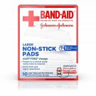 BAND-AID First Aid Non-Stick Pads, Large, 3 in x 4 in, 10 ea (Bulk Pack of 7)