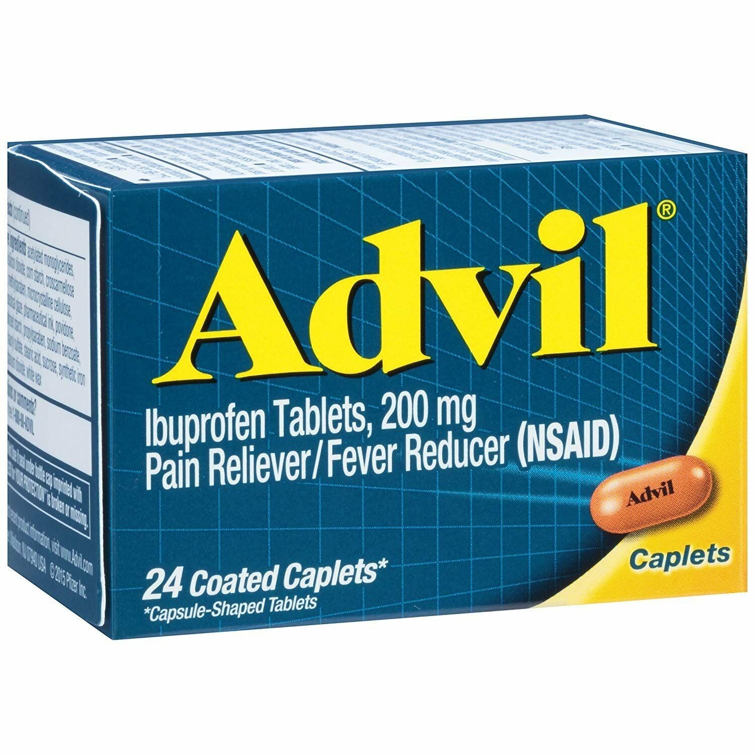 Advil 200 mg Coated Tablets 24 ea (Bulk Pack of 6)