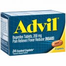 Advil 200 mg Coated Tablets 24 ea (Bulk Pack of 6)