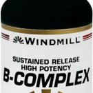 Windmill Vitamin B-Complex Tablets Sustained Release 60 Tablets (Bulk Pack of 2)