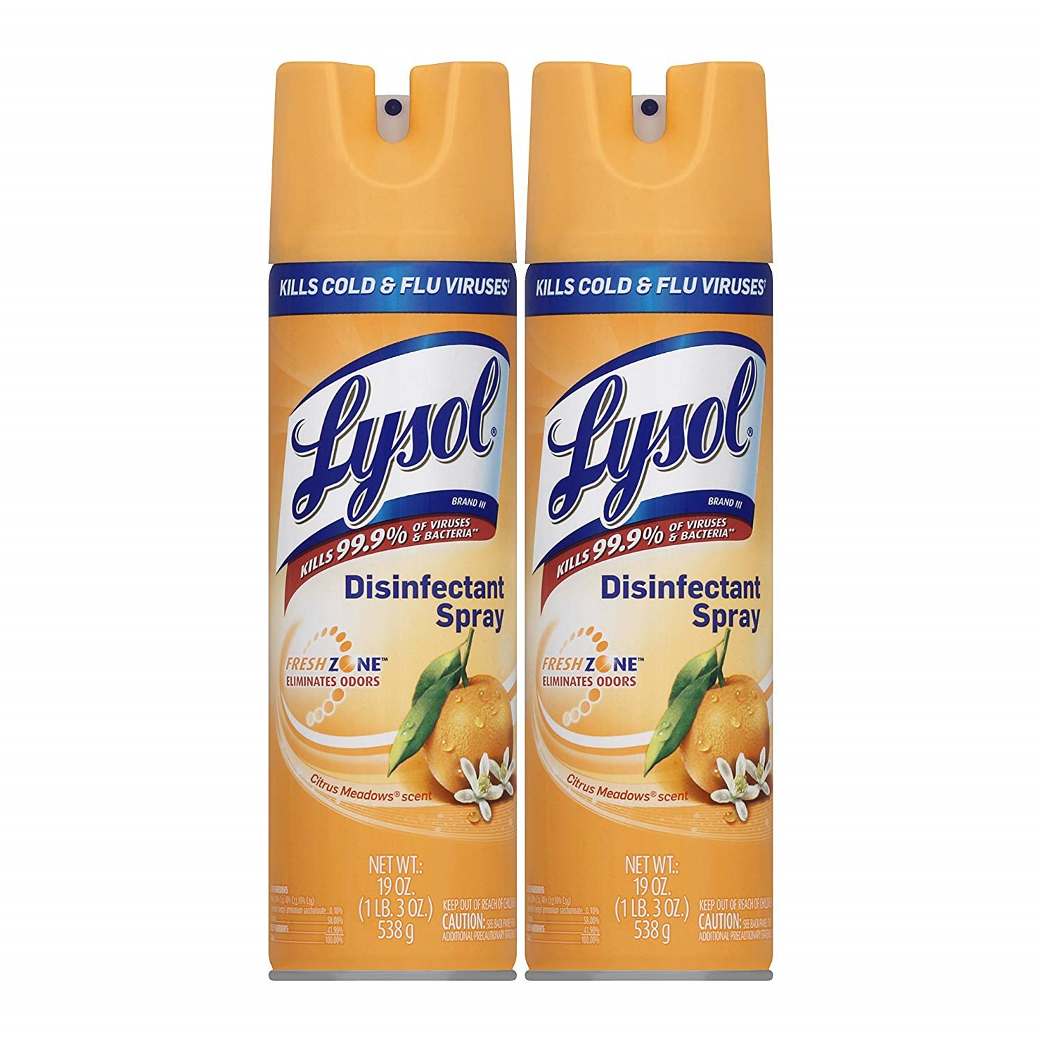 Lysol Spray Citrus Meadows 12.5oz (Orange) (6 Pack) Bulk