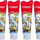 Colgate Kids Minions Toothpaste, Mild Bubble Fruit 4.60 oz (Bulk Pack of 7)