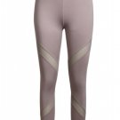 Gray High Stretch Mesh Patchwork Legging
