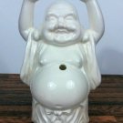 Happy Laughing Buddha Ceramic Tiki Mug 8" Moys Japanese Steakhouse Japan Vintage
