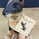 STONE ARTS COLLECTION Pit Bull Terrier Puppy Dog Figurine Hand Cast Original Tag