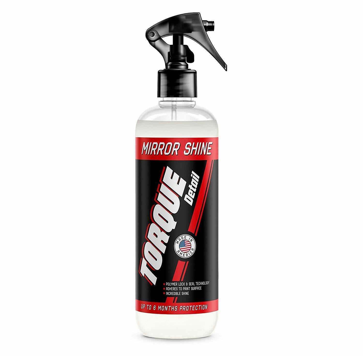 Torque Detail Mirror Shine Super Gloss Wax Sealant Hybrid Spray Fast 8oz