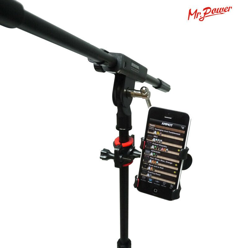 Universal Music Sheet Stand Microphone Mic Stand Phone Holder for All