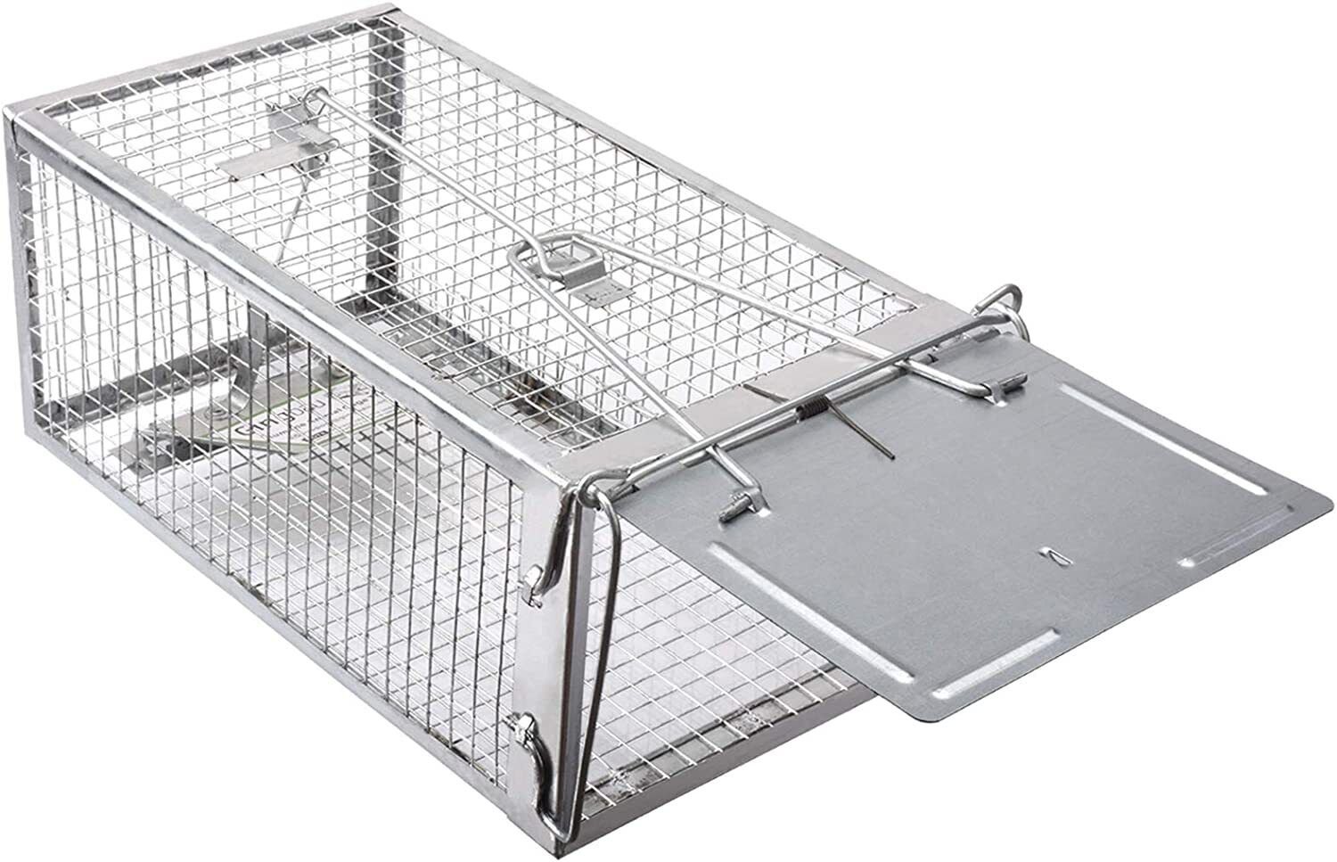 Gingbau Humane Rat Trap Live Chipmunk Mouse Cage Trap for Indoors and