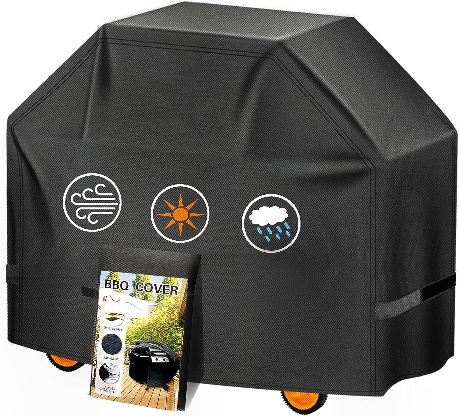 60 inch BBQ Grill Cover for Char Broil 4 Burner & Dyna Glo 4.8 LB Gas