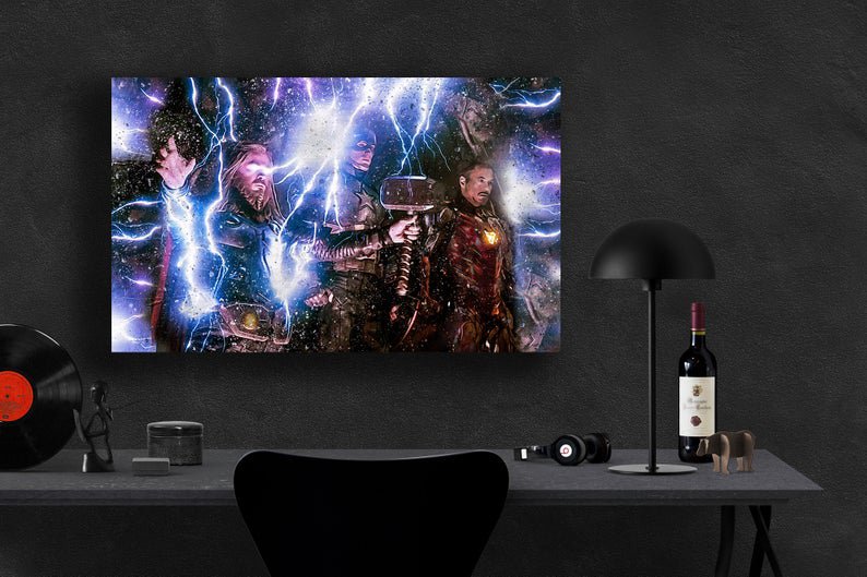 Avengers Endgame, Thor, Captain America, Iron Man, Tony Stark, 8x12 inches Photo Paper
