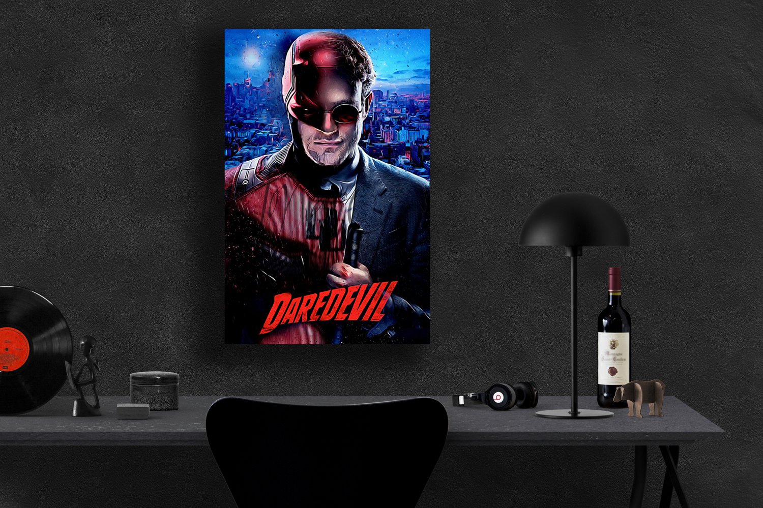 Daredevil, Charlie Cox, Matt Murdock 8x12 inches Canvas Print